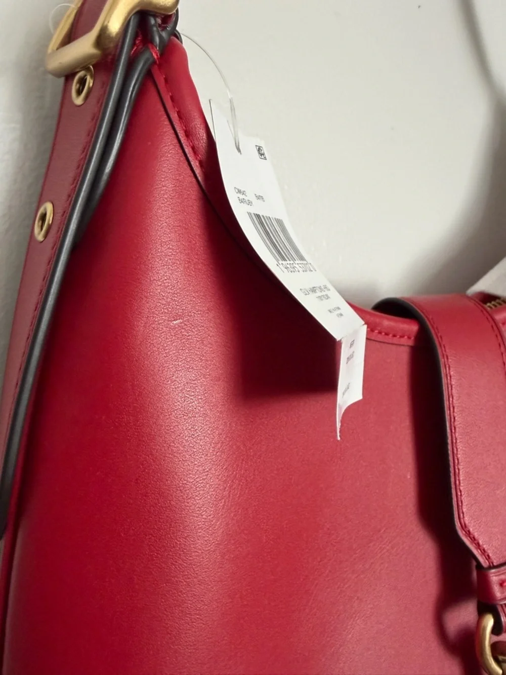 Coach Hamptons Hobo - Red NWT - Picture 3 of 11
